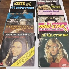 Lot 10 Disques Vinyle 44 T