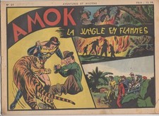 AMOK  N° 27  DE 1947  AVENTURES ET MYSTERE  RECIT COMPLET EDITEUR SAGE