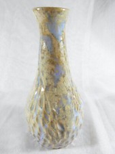 MAGNIFIQUE VASE EN GRES IRISEE