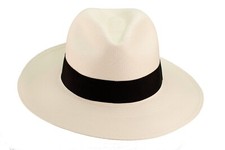 Véritable chapeau Panamá XL blanc | Condorhat | fait main paille été luxe