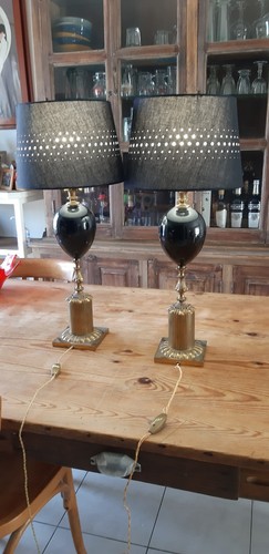 Paire lampes style - paire, de