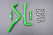 Kit de Tuyaux / Durite de Radiateur d'eau Vert KAWASAKI KX 125 1994-1998