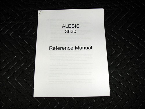 Alesis 3630 compressor - compressor, /