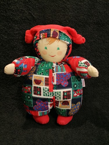Doudou poupée chiffon - , rouge