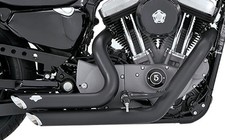 Vance & Hines Shortshots Black