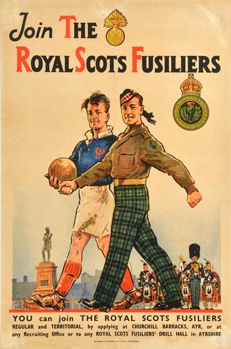 Ww2 royal scots fusiliers - scots, ayr
