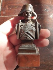 BUSTE DE NAPOLEON I er ANCIEN REGULE SOCLE MARBRE PETIT HAUTEUR 10,5 CM SIGNE 