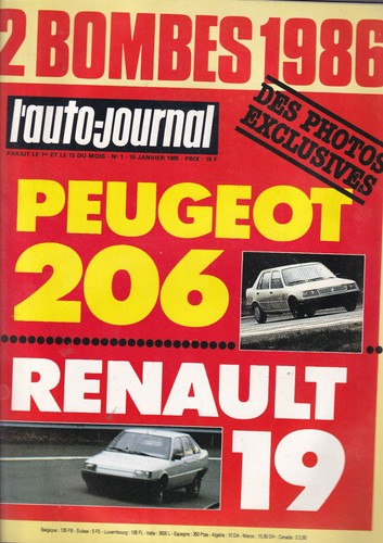 Auto journal 01 - journal, n°01