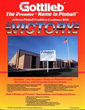 Victory Gottlieb Pinball Flyer
