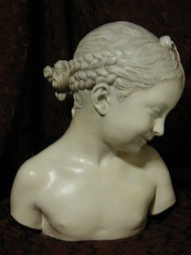 Sculpture buste fillette - sculpture,buste, fillette"
