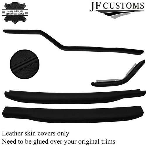 Couvre pads cuir noir 4x - en,
