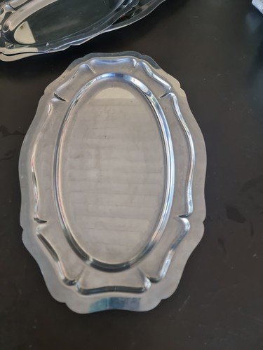 Plat service ovale inox - en,