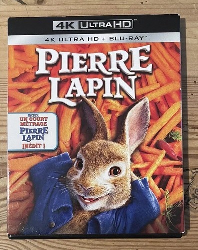 Blu ray pierre lapin - lapin, [4k