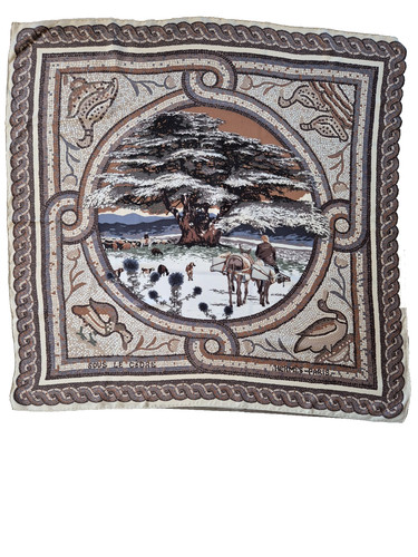 Carré hermès sous cèdre - carré,