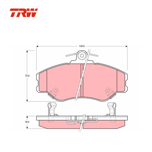 Kit plaquettes frein - kit, de