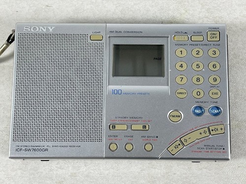 Sony icf sw7600gr radio - am/fm,