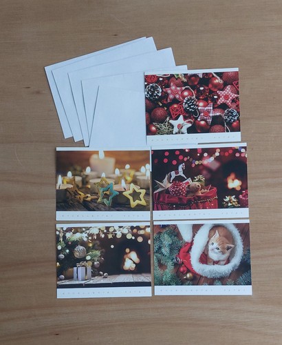 Lot cartes voeux - lot, 5