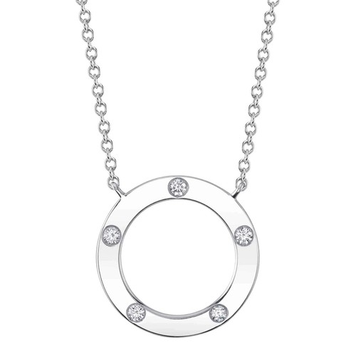 Collier pendentif cercle - cercle, or