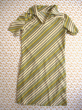 Robe Diolen Europe Vintage 70'S été géometrique Femme Années 70 dress - 42N