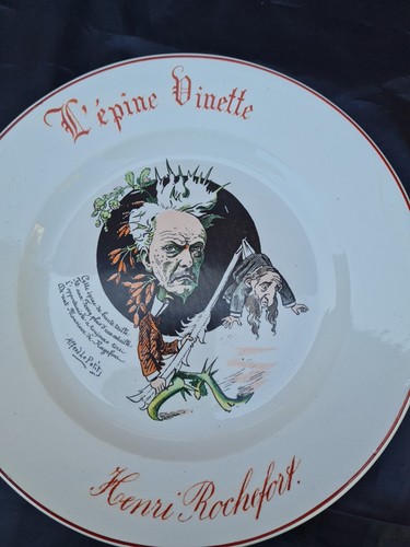Grande assiette plate - assiette, creil