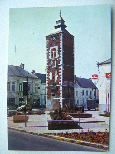 Cpa pont sur - 59, beffroi
