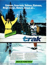 PUBLICITE ADVERTISING  016 1979  TRAK   les skis de fond