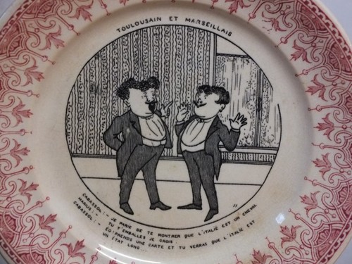 Assiette digoin sarreguemines - assiette,
