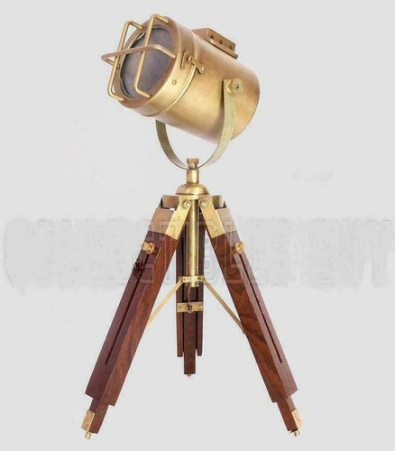Lampe projecteur laiton - en,