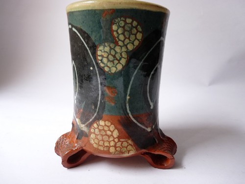 Sculpture pique fleurs - , terre