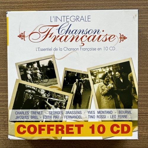 Integrale chanson francaise - chanson,