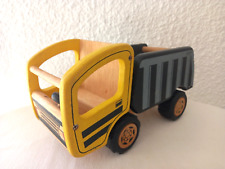 Pintoy - Camion Benne en Bois et Pneus en Caoutchouc