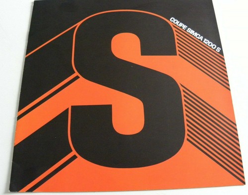 Rare brochure coupé simca - brochure,
