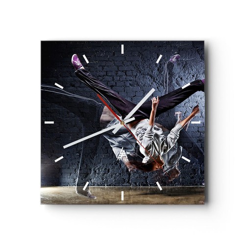 Horloge murale verre - en,