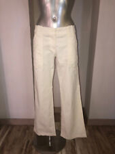 joli pantalon été coton stretch écru ARMANI JEANS taille W31 excellent état