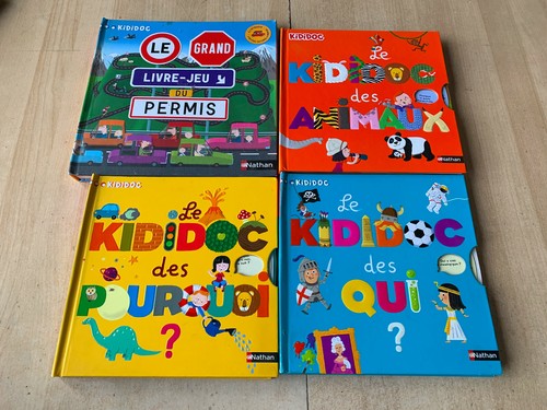 Lot livres kididoc - 4, permis