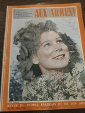 Revue Militaire Ancienne WW2 1946 Aux Armes  Nuremberg Armée Peuple Français