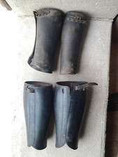 Anciens mini chaps en cuir cheval equitation