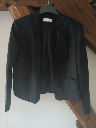 Blazer noir femme camaieu - noir,
