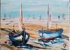 peinture tableau paysage marin