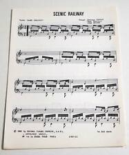 Partition sheet music JANETTE WOOLLACOTT : Scenic Railway * 80's CLAUDE FRANCOIS