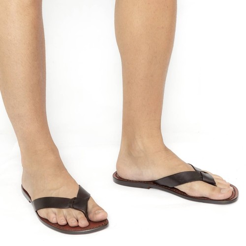 Homme tongs hommes artisanales