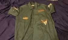 vintage biker harley davidson button down shirt size medium men