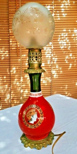 Ancienne lampe pétrole - lampe,