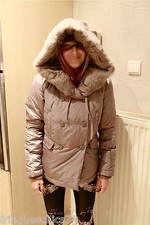doudoune col fourrure M&