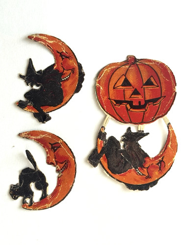 Vintage halloween die - die, cut