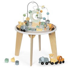 Table d'Activité Bébé +12mois, Montessori Engrenages, Trieur de formes Animaux