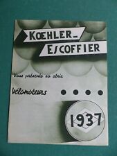 prospectus vélomoteur KOEHLER