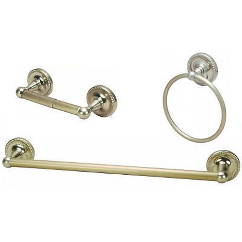 3pc satin nickel bath - 3pc.,