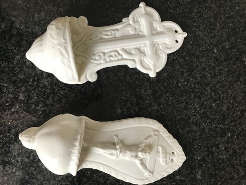 Bénitiers porcelaine opaque - bénitiers,