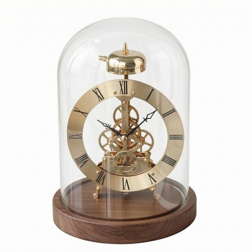 Horloge sous dôme - en, verre